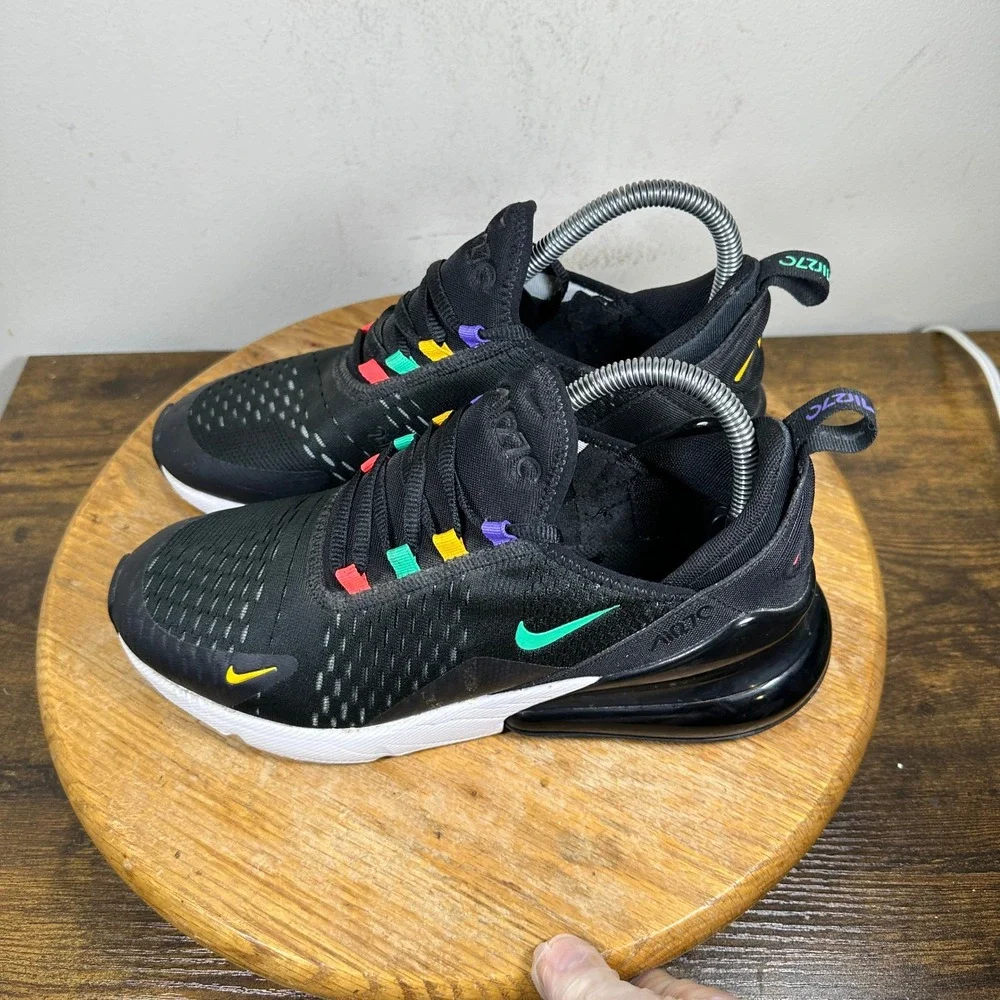 Nike Air Max 270 Game Change Black Multi Shoes Size 8.5 CJ6960-001